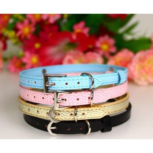 10Pcs/Lot Copy Leather Pet Collar Band 370mm Length 10mm Width With 8mm Small Belt Dog Cat Name Tag For DIY Slide Letter Charms