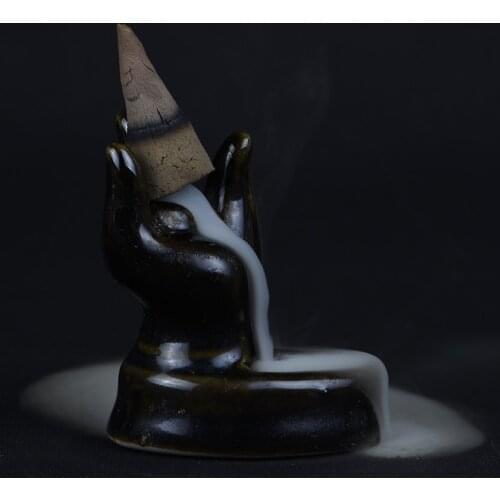 7pcs Natural A++ Oud Incense Cone 100% Handmade Smoke Backflow Aquilaria Incense Cone,Scent Rich, Good oud smell