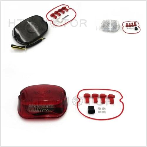 Free Shipping Bright LED Tail Brake Turn Light for 99-07 Harley Sportster Softail Dyna Lay Dow Aftermarket Motorcycle Parts