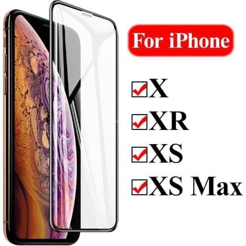 Case For Iphone Xr x Xs Max Protective Glass Tremp Tempered Glass For The Aphone Aiphone 10 Sx Rx Xmax Xmas Glas Safety Film 9h