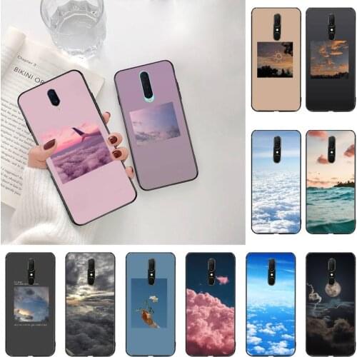Art Prints Blooming Sky Clouds Phone Case For Oppo A5 A9 2020 Reno2 z Renoace 3pro A73S A71 F11