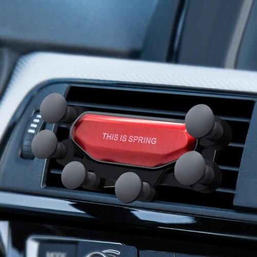 Gravity Mobile Phone Rack for Car Seven Point Deformation Support Card Button Outlet Support Car Navigation Frame For Samsung