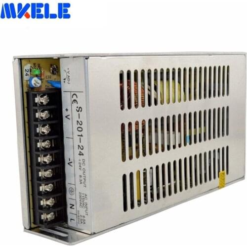 Ac 110C 220V To Dc 5V 12V 24V 48V Switching Power Supply 201W For LED Strip Light Single Output Uninterruptible Adjustable SMPS