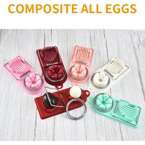 Egg Cutter Home Cutting Tools Multi-functional Stainless Steel Manual Puffed Slicer Splitter Cut The Cutter