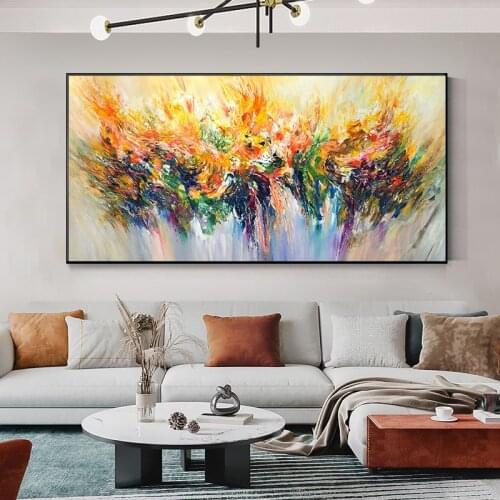Canvas Painting Quadro Posters Prints Wall Art Picture Abstract Art Colorful Pictures For Living Room Home Decorative Paintings