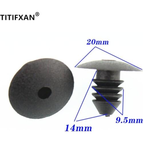 20PCS Auto trunk Interior panel lining cover plastic fasteners for VW Golf Lavida Bora Passat Jetta trim clips