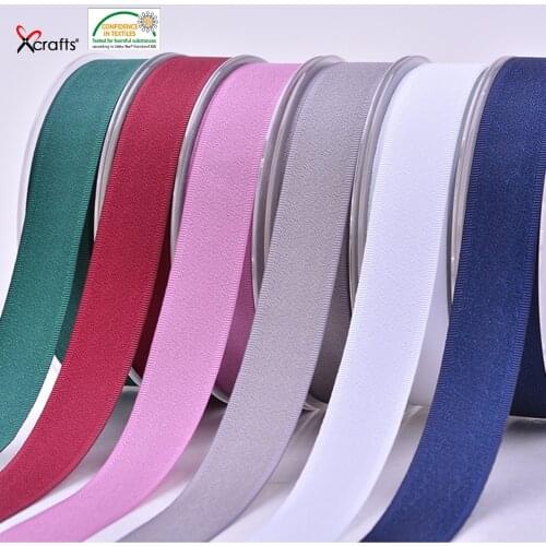 3/8" 9MM 5/8" 16MM 3/4" 19MM 25MM 1" 1-1/2" 38MM Grosgrain Edges Linen Ribbon For DIY Hairbows