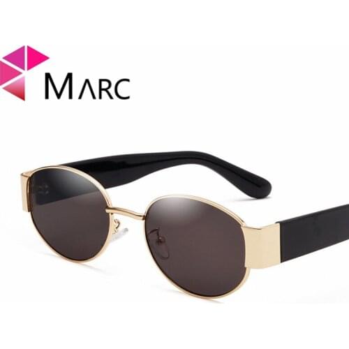 MARC Small Steam Punk Sunglasses Men Women 2020 Luxury Brand Personality Irregular Square Ladies Vintage Eyeglasses UV400