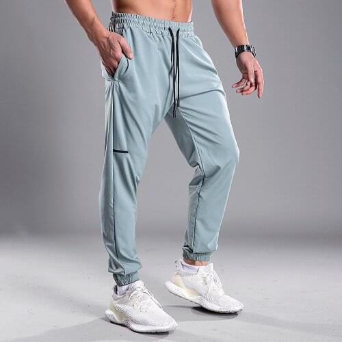 Men Sports Running Pants Pocket Athletic Football Soccer pant Training sport Pants Elasticity jogging Gym Trousers