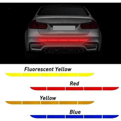 Car Reflective Tape Stickers Exterior Warning Strip Reflect Tape For Renault Duster Clio 5 Logan Megane 2 3 1 Auto Accessories