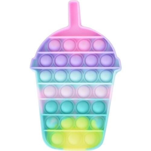 Fidget Toys Milk Tea Cup Game for Adult Kid Bubble Fidget Sensory Toy Autism Special Needs Stress Reliever Figet Speelgoed