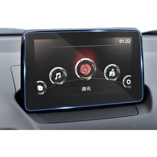 QCBXYYXH For Mazda CX-3 2017-2019 Car Styling GPS Navigation Screen Glass Protective Film Dashboard Display Protective Film