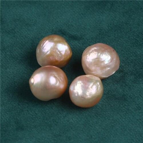 13-14mm Pink Purple Round Edison Freshwater Pearl Loose Beads for making bracelet