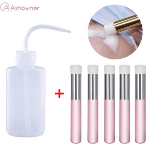 Eyelash Cleaning Brush Extensions Applicator Nose Brushes Eyelash Cleaning Washing Bottle Skin Care Makeup Tool Eyebrow Brush