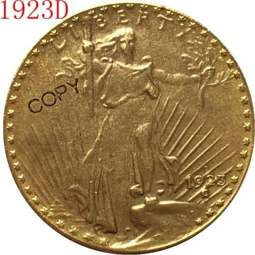 USA 1923-D $20 St. Gaudens Coin Copy