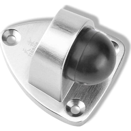 High-grade triangular bathtub glass door top Strong magnetic anti-collision bathroom zinc alloy Wall suction and floor suction d