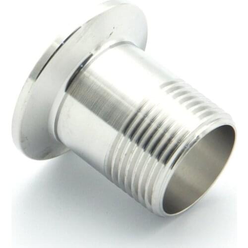 1-1/4" BSP Male x 64mm Ferrule OD 304 Stainless Steel Sanitary Connector Pipe Fitting For Homebrew Fit 2" Tri Clamp