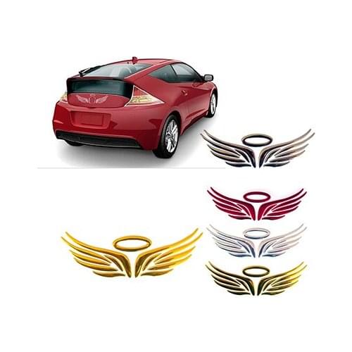 1PCS 3D Angel Fairy Wings Car Auto Truck Logo Emblem Badge Decal Sticker 3 Colors
