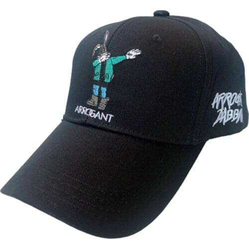 2020 new fashion creative cartoon rabbit embroidered baseball cap winter student couple outdoor sport shade sun snapback hat