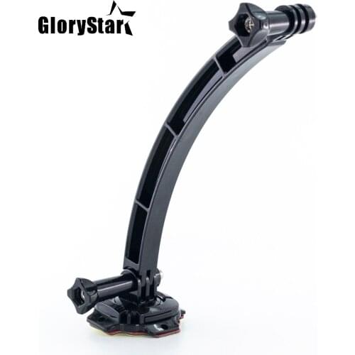 360D Helmet Mount Extension Arm 3M Self Sticker Monopod for Gopro Session Go pro Hero 8 7 6 5 4 3 Xiaomi Yi 4K SJCAM SJ4000 osmo