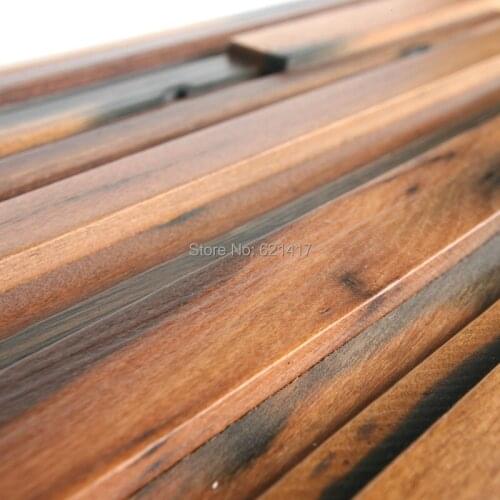 Natural ship wood 3d ancient old boat wooden mosaic tiles wall decoration materials HMWM1019 for backsplash kitchen wall