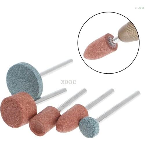 5Pcs/lot 3mm Shank Wheel Head Grinding Polishing Electric Grinder Power Tools M12 dropship
