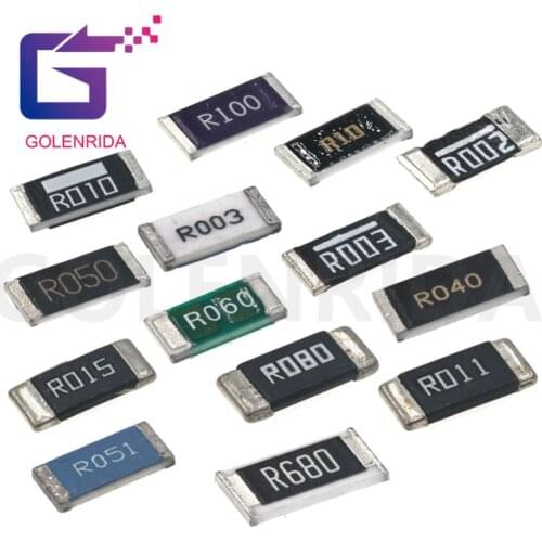 50PCS 2512 SMD resistor 1% 0.002R 0.003R 0.005R 0.01R 0.04R 0.05R 0.051R 0.06R 0.1R 0.12R 0.125R 0.25R 0.499R 2MR 5MR 10MR ohm