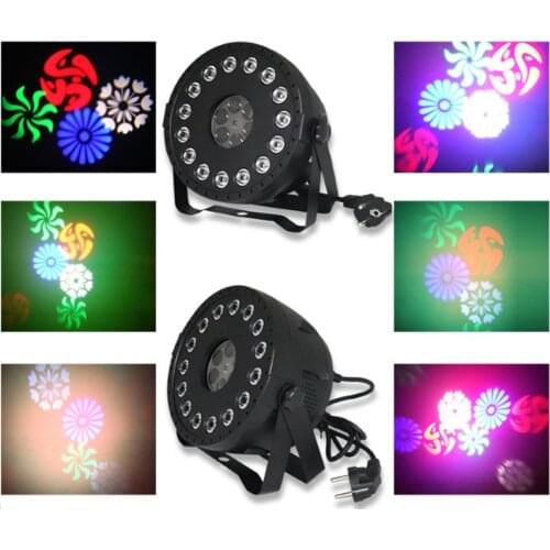 8pz dj mini slim par led rgb dmx512 auto remote control led wash par with gobo spot lyre wash samll par