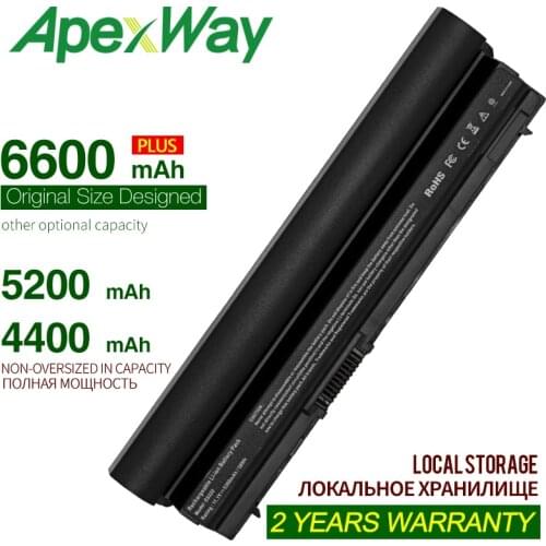Apexway E6320 Laptop Battery 6 Cells For DELL RFJMW 6 Latitude E6330 E6220 E6230 E6120 FRR0G KJ321 K4CP5 J79X4 7FF1K FHHV JN0C3