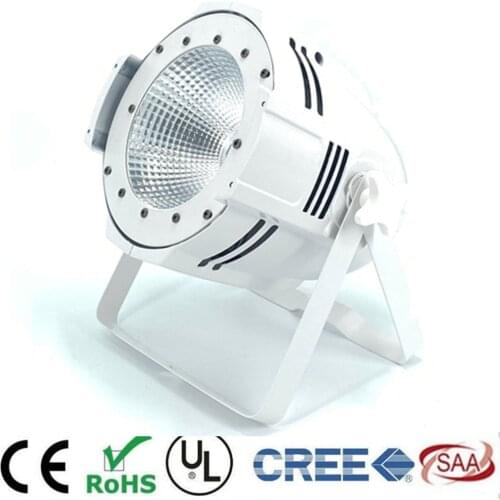 Aluminum alloy LED par 200W COB RGBW 4in1/RGB 3in1/ Warm White Cold white LED Par Can Par64 led spotlight dj light Dmx controll