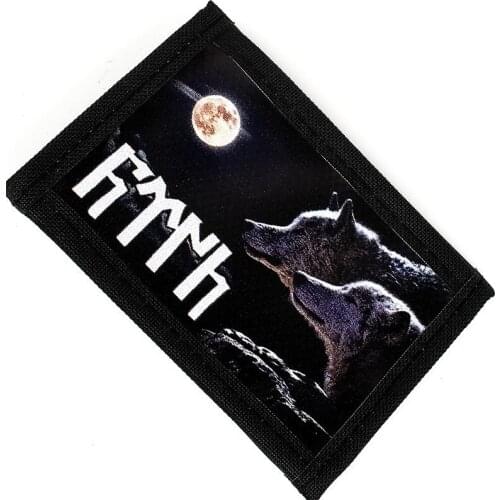 Göktürk Gray Wolf Wallet