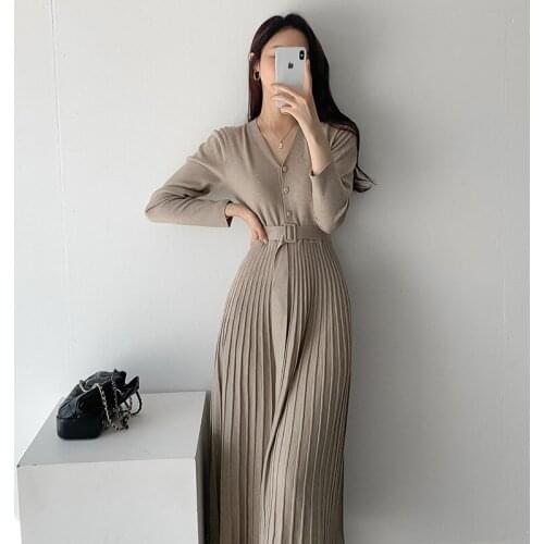 Модные трикотажные платья DAILOU China At AliExpress