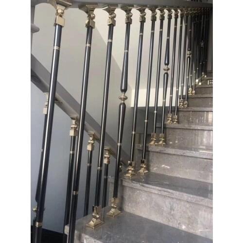 BT-083 Stair handrail railing column villa duplex loft fence platform bay window balcony stainless steel simple guardrail