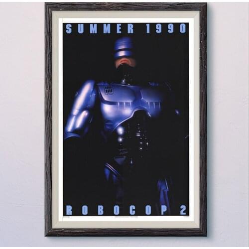 N295 ROBOCOP 2 (3) Vintage Classic Movie Wall Silk Cloth HD Poster Art Home Decoration Gift