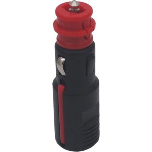 12V 24V Car Charger Power Supply 8A Fuse Green Lamp European Car Cigarette Lighter Plug