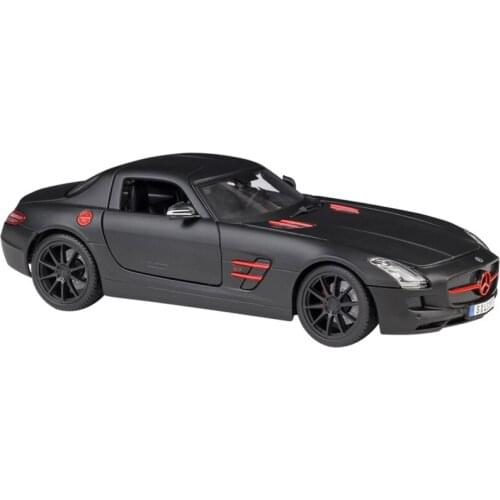 1:18 Mercedes-Benz 500K Blcak Classic Car Simulation Alloy Car Model Collection Decoration Gifts Toy