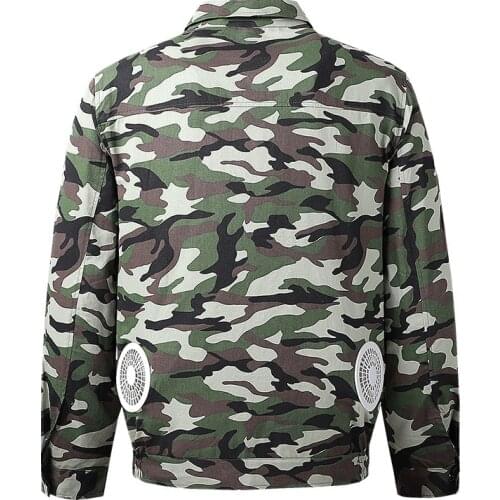 New Outdoor Jackets with USB Fan Charging Cooling Coat Breathable Waistcoat Vest Air-conditioning Casual Clothing