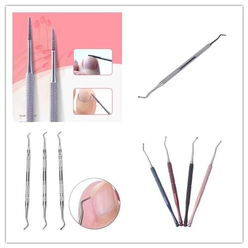 Ingrown Toe Nail Correction Lifter Nail File Clean Installation Tool Pedicure Foot Nail Care Hook Cleaner Double Sided