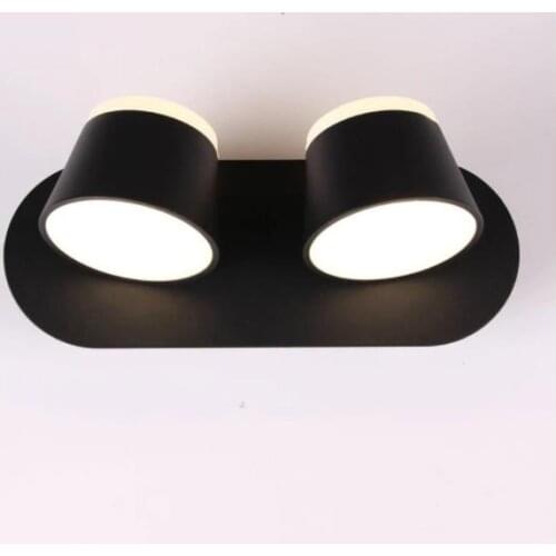 Modern Led Indoor Room Wall Lamps 3 Heads Dimmable Brightness Bedside Reading Light Fixture Luminaire Metal Rotate Lighting Deco