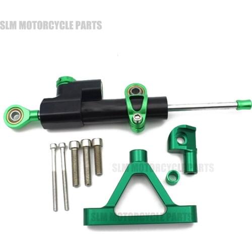 Damper Steering StabilizerLinear Reversed Safety Control Bracket Mount Support for Kawasaki Ninja ZX6R ZX 6R ZX-6R 2007 2008