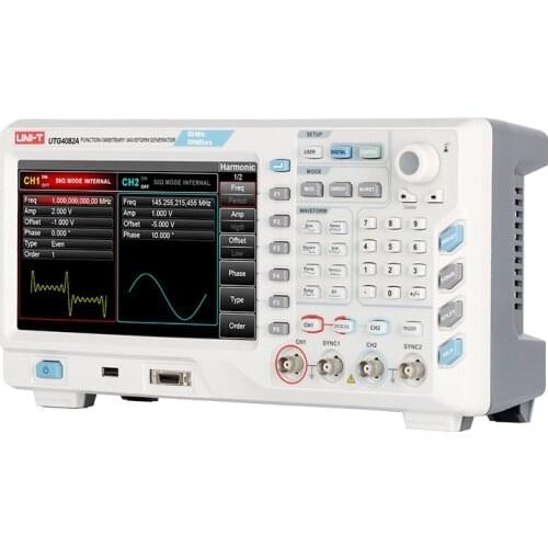 UNI-T UTG4082A/UTG4122A/UTG4162A Function/Arbitrary Waveform Generator 2 CN Sampling rate 500MS/s 16bits Vertical Resolution