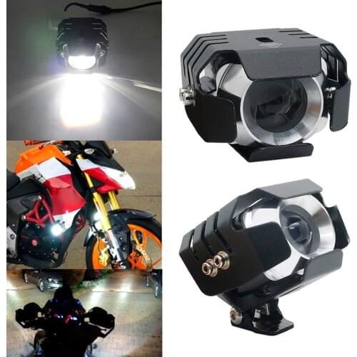 Universal 12V -80V Motorcycle LED Headlight 3000LM Motorbike Driving Spotlight Street Moto Fog DRL Spot Head Light Lamp