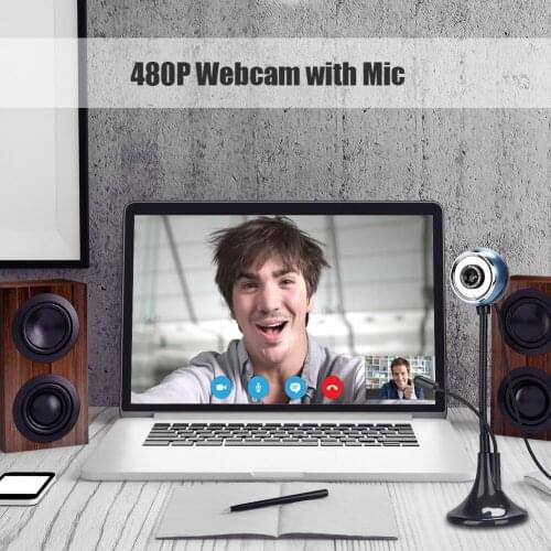 Online Desk Web Camera X1 480P USB Webcam Video with Microphone Office Caring Computer Supplies for Computer PC