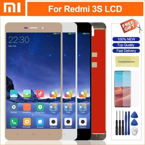 5.0 Inch LCD Display For Xiaomi Redmi 3 3S Lcd Display Touch Screen Assesmbly Replacement For Redmi3 Redmi3S Screen