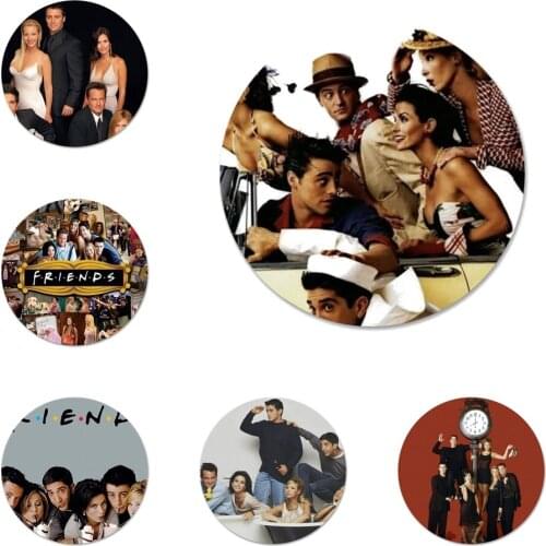 Friends Tv Show together Badge Brooch Pin Accessories For Clothes Backpack Decoration gift