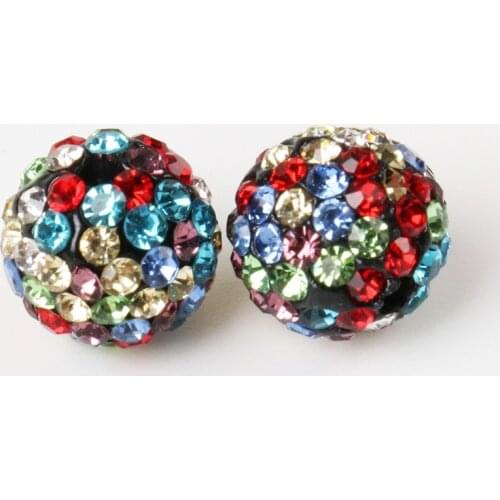 10mm Clay Paved Crystal Disco Rhinestone Ball Shape Beads DIY For Bracelet jewelry making 10pcs/lot
