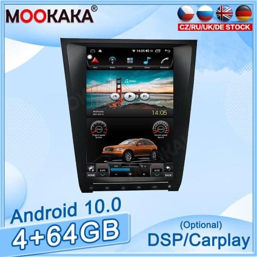 4GB+64GB Android10.0 For Lexus GS Car DVD GPS Navigation Auto Radio Stereo Video Multimedia Player Carplay HeadUnit Tesla