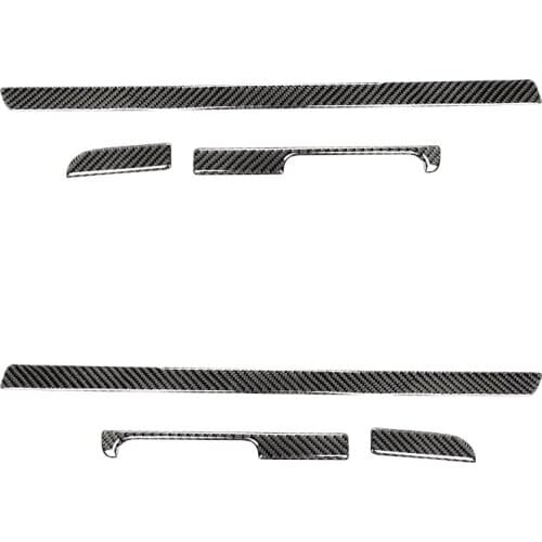 For-Scirocco R Accessories 2009-2016 Carbon Fiber Interior Car Dashboard Decoration Strip