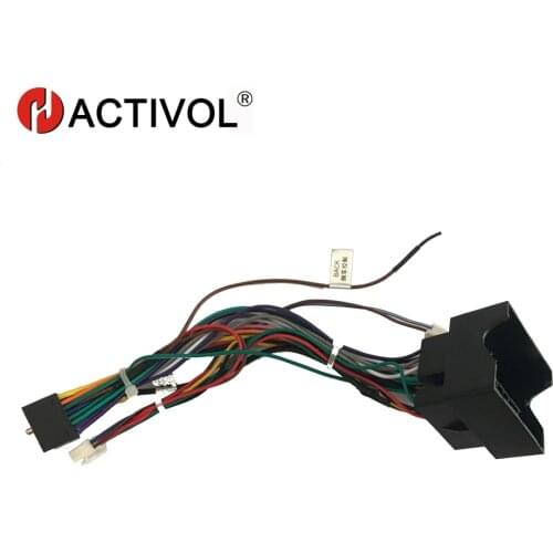 Car Radio Female ISO Plug Power Adapter Wiring Harness for Chery Tiggo 3X tiggo 2 3 ISO harness power cable For car dvd players