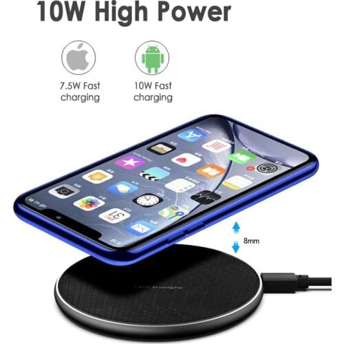 10W QI Quick Charging Wireless Fast Charger Usb Micro USB Wireless Charger Mobile Phone Station For Iphone Samsung Smart Phone